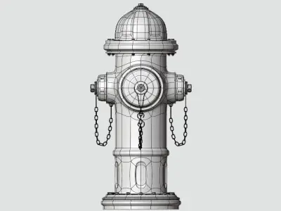 Fire Hydrant Free 3D model