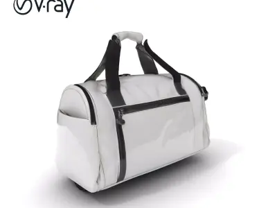 Duffle Bag D Model Pack Low-poly 3D model