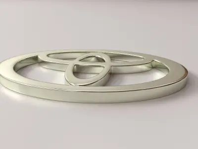 Toyota Emblem 3D model purchase