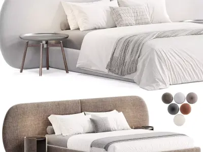 Malbina bed by Cazarina 3D model