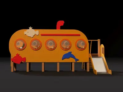 Playground Yellow Submarine 3D model
