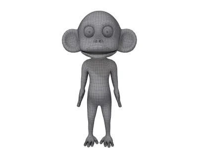 Monkey Cartoon 3D model