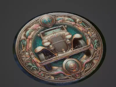 Car Medallion 3D print model