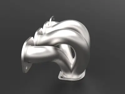 Turbo Exhaust Manifold 3D print model