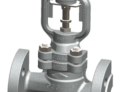 Industrial Valve 3D print model
