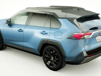 Toyota RAV4 XSE hybrid 2023 Low-poly 3D model