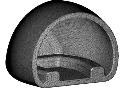 Plastic Premium Outdoor Lounger Toy 3D model