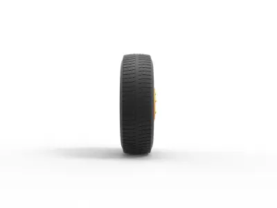 Car wheel 10 Scale 1 to 25 3D print model