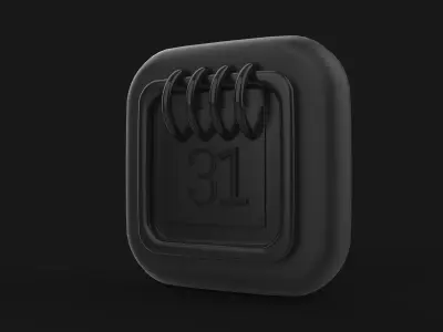 Calander icon 3D model