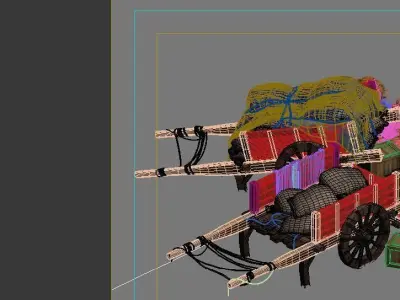 Game Barracks - Food Truck 3D model