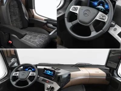 benz actros 3D model