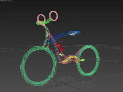 Sport bike concept  3D model