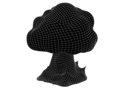 Explosion Icon v1 003 Low-poly 3D model