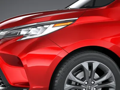 Toyota Sienna XSE 2021 3D model