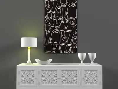 Sewing designer art - Chaos Group concept 3D model