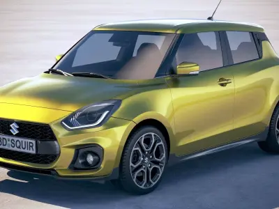 Suzuki Swift Sport 2018 3D model