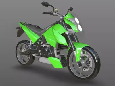  KTM Duke Bike New Design 2023 3D model Game Ready Asset Low-poly 3D model