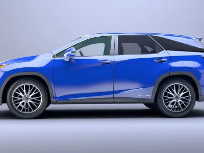 Lexus RX450h 2022 3D model