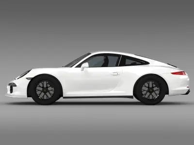 Porsche 911 Carrera 4 GTS Coupe 991 2015 3D model