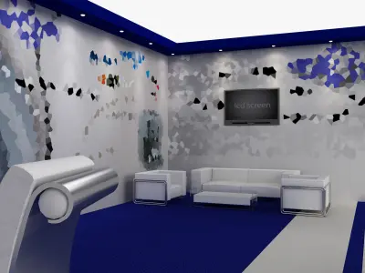 Booth Exhibition Stand a467e  3D model