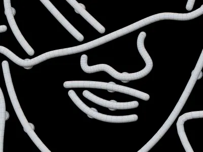 Neon Set 17 3D model