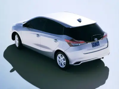 Toyota Yaris Hatch SE Plus 2018 Low-poly 3D model