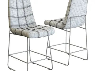 Crate and Barrel Naomi Counter Stool 3D model