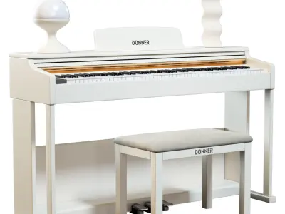 Piano Donner DDP-100 Low-poly 3D model
