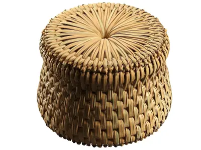 WOVEN SMALL STOOL 3D model