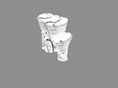 Stone Zhenmo Cave - Shitai 02 3D model