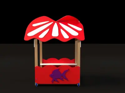 Childrens play house 3D model