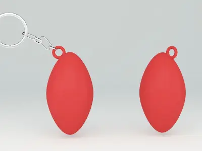 American Football 3D print model