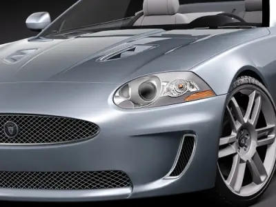 Jaguar XKR Convertible 3D model