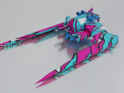 Blob Mk2 Low-poly 3D model