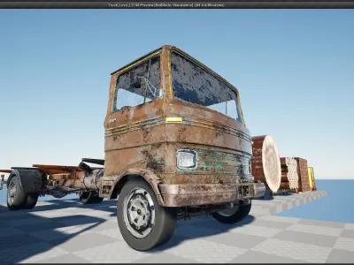 Truck Levo L2150 - Unreal Engine Project Low-poly 3D model