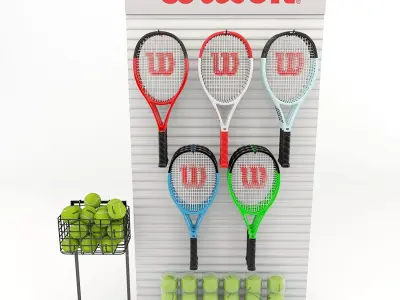 Tennis Store 3D model
