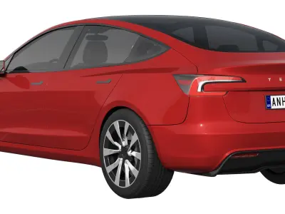 Tesla Model 3 2024 3D model