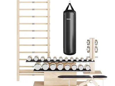 PENT luxury fitness equipment 3D model