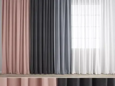 curtain 488 3D model