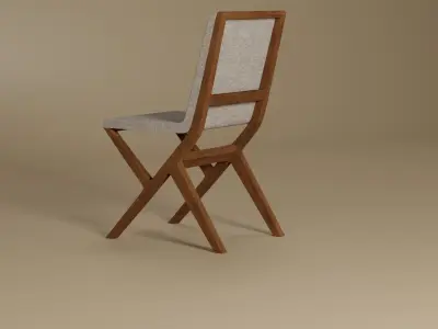 Nikkachair 3D model Low-poly 3D model 3D model