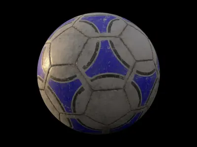 SportBallA soccer ball Low-poly 3D model