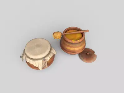 honey vessel 3D model
