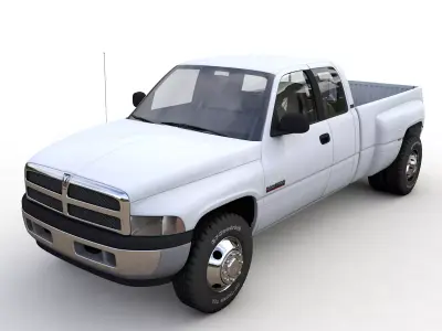 DODGE RAM 3500 DUALLY 2001 3D model