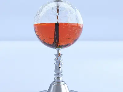 Globe Decanter 3D model