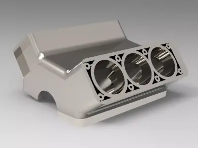 Car Engine Block 3D print model