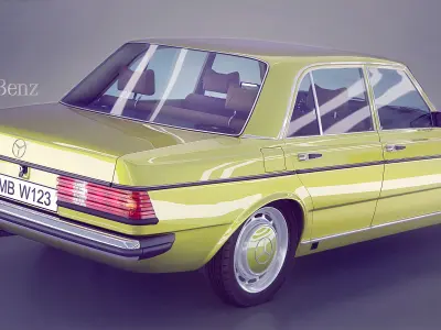 Mercedes-benz w123  3D model