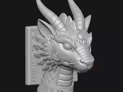 Dragon 3D print model 3