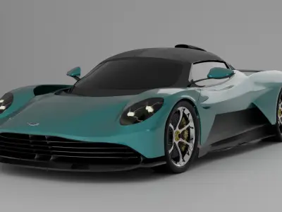 Aston Martin Valhalla 3D model
