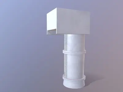 Isolate Pump Low-poly 3D model