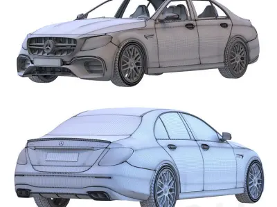 Mercedes-AMG E63 S 3D model